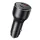 Yesido - Car Charger (Y65) - Dual-Port USB-A + Type-C, PD100W, Aluminum Alloy, Super Fast Charging - Black