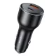 Yesido - Car Charger (Y65) - Dual-Port USB-A + Type-C, PD100W, Aluminum Alloy, Super Fast Charging - Black