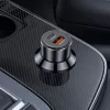 Yesido - Car Charger (Y64) - Dual-Port USB-A + Type-C, 50W, Multi Protection, Fast Charging - Black