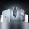 Yesido - Car Charger (Y64) - Dual-Port USB-A + Type-C, 50W, Multi Protection, Fast Charging - Black