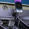 Yesido - 4in1 Car Charger (Y63) - with 2x Retractable Cable, LED Ambient Light, Fast Charging, 117W - Grey