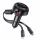 Yesido - Car Charger (Y61) - with 2x Telescopic Retractable Cable Type-C/Lightning, Fast Charging, USB-A, 53W - Black