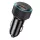Yesido - Car Charger (Y60) - Cable Type-C to Lightning Included, Lightning/USB-A/USB-C Ports, 38W, Fast Charging - Black