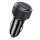 Yesido - Car Charger (Y60) - Cable Type-C to Lightning Included, Lightning/USB-A/USB-C Ports, 38W, Fast Charging - Black