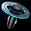 Yesido - Car Charger (Y60) - Cable Type-C to Lightning Included, Lightning/USB-A/USB-C Ports, 38W, Fast Charging - Black