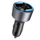 Yesido - Car Charger (Y59) - 2x Type-C, USB-A, 200W, Fast Charging, Multi Protection, Built-in Colorful Light - Black