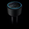Yesido - Car Charger (Y59) - 2x Type-C, USB-A, 200W, Fast Charging, Multi Protection, Built-in Colorful Light - Black