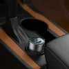 Yesido - Car Charger (Y59) - 2x Type-C, USB-A, 200W, Fast Charging, Multi Protection, Built-in Colorful Light - Black