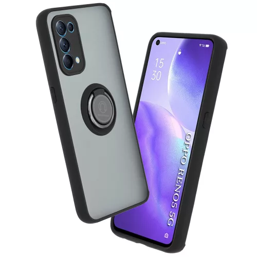 Techsuit - Glinth - Oppo Reno5 5G / Find X3 Lite 5G - Fekete