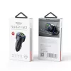 Yesido - Car Charger (Y50) - 2x Type-C, USB, Fast Charging, 60W, LED Lamp Ring, Intelligent Temperature Control Chip - Black