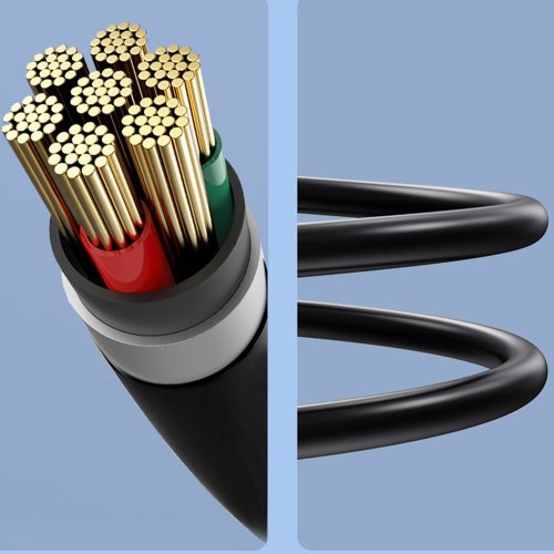 Yesido - Docking Station 4in1 (HB12) - USB to 4x USB, Plug & Play, 480Mbps, 15cm - Gray