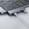 Yesido - Docking Station 6in1 (HB10) - 2x Type-C to 3x USB, USB-C, SD/TF, 6in1 Splitter, Fast Charging, 96W, 5Gbps - Gray