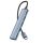 Yesido - Docking Station 4in1 (HB17) - Type-C to 1x USB3.0, 3x USB2.0, Plug&Play, 5Gbps, Aluminum Alloy - Gray