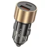 Lito - Car Charger (IN-C04) - 1x USB, 1x Type-C, 52W, Fast Charging, Ultra-Mini & Sleek Design, Universal - Black