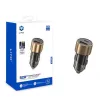 Lito - Car Charger (IN-C04) - 1x USB, 1x Type-C, 52W, Fast Charging, Ultra-Mini & Sleek Design, Universal - Black