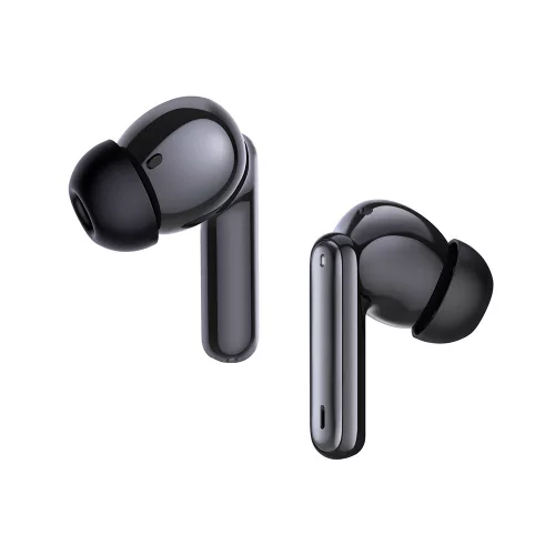 Techsuit - Prémium vezeték nélküli fülhallgató VelarX One (CW2) - Bluetooth V5.4, 300mAh, ANC, ENC, 4 mikrofon - Fekete