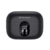 Techsuit - Prémium vezeték nélküli fülhallgató WaveBeat 100 (CW3) - Bluetooth V5.4, 300mAh, ANC, ENC, 4 mikrofon - fekete
