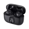 Techsuit - Prémium vezeték nélküli fülhallgató WaveBeat 100 (CW3) - Bluetooth V5.4, 300mAh, ANC, ENC, 4 mikrofon - fekete