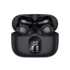 Techsuit - Prémium vezeték nélküli fülhallgató WaveBeat 100 (CW3) - Bluetooth V5.4, 300mAh, ANC, ENC, 4 mikrofon - fekete