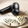 Techsuit - Prémium vezeték nélküli fülhallgató WaveBeat 100 (CW3) - Bluetooth V5.4, 300mAh, ANC, ENC, 4 mikrofon - fekete