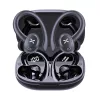 Techsuit - Prémium vezeték nélküli fülhallgató AirTune 100 (CW4) - Bluetooth V5.4, 400mAh, IPX4 - Fekete