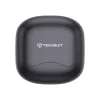 Techsuit - Prémium vezeték nélküli fülhallgató EchoFit Pro (CW5) - Bluetooth V5.4, ANC, ENC, 400mAh, Többcsatlakozós, Gyorstöltés, 6 Mikrofon - Fekete