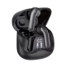 Techsuit - Prémium vezeték nélküli fülhallgató EchoFit Pro (CW5) - Bluetooth V5.4, ANC, ENC, 400mAh, Többcsatlakozós, Gyorstöltés, 6 Mikrofon - Fekete