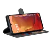 Techsuit - Diary Book kinyitható tok - Motorola Moto G15 / G15 Power / G17 / G17 Power - Fekete
