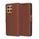 Techsuit - Leather Folio - Motorola Moto G15 / G15 Power / G17 / G17 Power - Brown