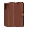 Techsuit - Leather Folio - Motorola Moto G15 / G15 Power / G17 / G17 Power - Brown
