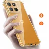 Techsuit - Shockproof Átlátszó Szilikon Magsafe tok - Motorola Moto G15 / G15 Power / G17 / G17 Power - Átlátszó