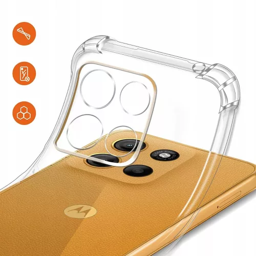 Techsuit - Shockproof Átlátszó Szilikon Magsafe tok - Motorola Moto G15 / G15 Power / G17 / G17 Power - Átlátszó
