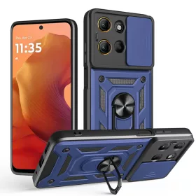   Techsuit - CamShield ütésálló tok - Motorola Moto G15 / G15 Power / G17 / G17 Power - Kék