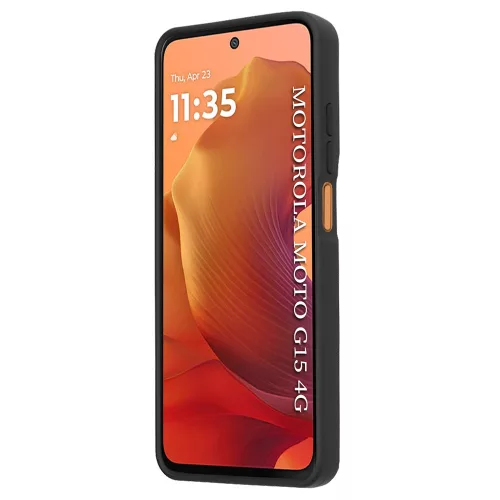 Techsuit - Glinth - Motorola Moto G15 / G15 Power / G17 / G17 Power - Fekete
