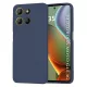 Techsuit - SoftFlex szilikon tok - Motorola Moto G15 / G15 Power / G17 / G17 Power - Sötétkék