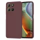 Techsuit - SoftFlex szilikon tok - Motorola Moto G15 / G15 Power / G17 / G17 Power - Bordó