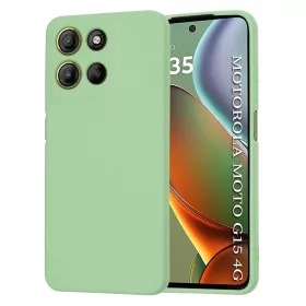   Techsuit - SoftFlex szilikon tok - Motorola Moto G15 / G15 Power / G17 / G17 Power - Mentazöld