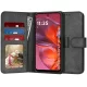 Techsuit - Diary Book kinyitható tok - Motorola Moto G05 / E15 - Fekete