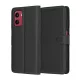 Techsuit - Leather Folio - Motorola Moto G05 / E15 - Black
