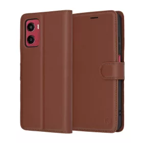 Techsuit - Leather Folio - Motorola Moto G05 / E15 - Brown