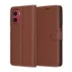 Techsuit - Leather Folio - Motorola Moto G05 / E15 - Brown