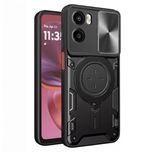 Techsuit - CamGuard Pro tok - Motorola Moto G05 / E15 - Fekete