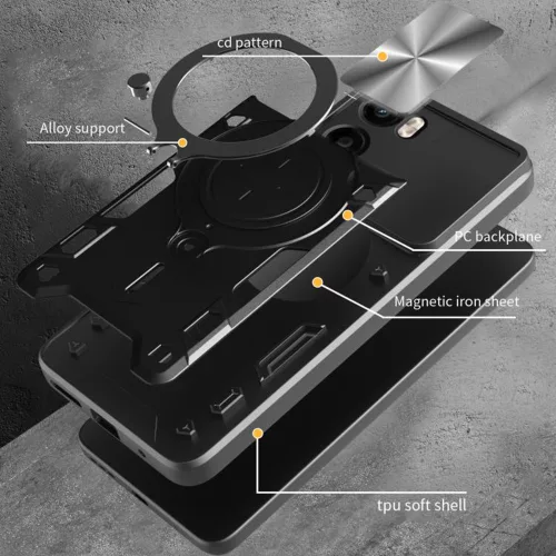 Techsuit - CamGuard Pro tok - Motorola Moto G05 / E15 - Lila