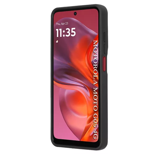 Techsuit - Glinth - Motorola Moto G05 / E15 - Fekete