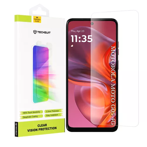 Techsuit - Clear Vision üvegfólia - Motorola Moto G05 / E15 - Átlátszó
