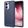 Techsuit - Carbon szilikon tok - Oppo Reno13 F 4G / Reno13 F 5G / Reno13 FS 5G - Kék