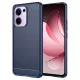 Techsuit - Carbon szilikon tok - Oppo Reno13 F 4G / Reno13 F 5G / Reno13 FS 5G - Kék