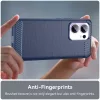 Techsuit - Carbon szilikon tok - Oppo Reno13 F 4G / Reno13 F 5G / Reno13 FS 5G - Kék
