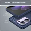Techsuit - Carbon szilikon tok - Oppo Reno13 F 4G / Reno13 F 5G / Reno13 FS 5G - Kék