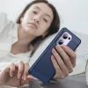 Techsuit - Carbon szilikon tok - Oppo Reno13 F 4G / Reno13 F 5G / Reno13 FS 5G - Kék